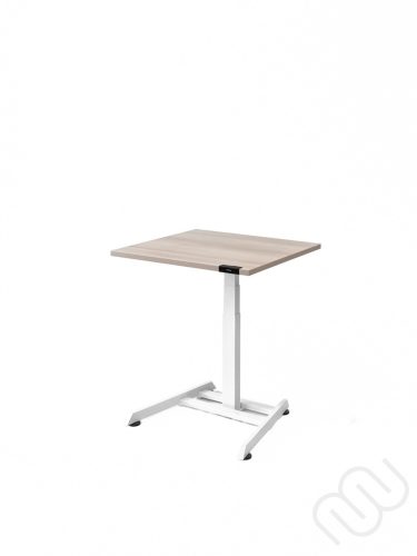 Állítható Asztal - InspiDesk 1 LEG – Akác 80x67 cm lappal 