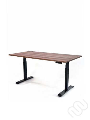 InspiDesk Expert Állítható Magasságú Asztal – Dió 118x80 cm lappal 