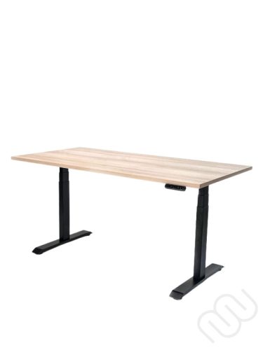 InspiDesk Expert Állítható Magasságú Asztal – Akác 118x80 cm lappal 