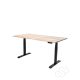 InspiDesk Expert Állítható Magasságú Asztal – Akác 178x80x2,5 cm lappal 