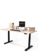 InspiDesk Expert Állítható Magasságú Asztal – Akác 178x80x2,5 cm lappal 