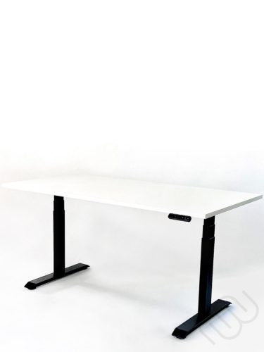 InspiDesk Expert Állítható Magasságú Asztal – Fehér 138x80 cm lappal 