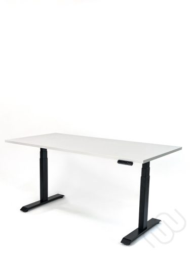 InspiDesk Expert Állítható Magasságú Asztal – Szürke 138x80x2,5 cm lappal 