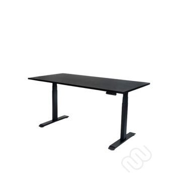   InspiDesk Expert Állítható Magasságú Asztal – Fekete 118x80 cm lappal 