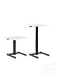 Állítható Íróasztal - InspiDesk Lift – Fekete váz - Akác lap