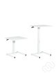 Állítható Íróasztal - InspiDesk Lift – Fehér vázzal