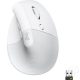Logitech Lift vertikális ergonomikus vezeték nélküli optikai egér, fehér