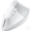 Logitech Lift vertikális ergonomikus egér, fehér