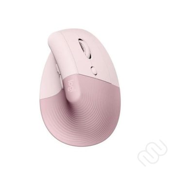 Logitech Lift vertikális ergonomikus egér, rózsaszín