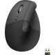 Logitech Lift vertikális ergonomikus vezeték nélküli optikai egér, grafitszürke
