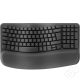 Logitech Wave Keys ergonomikus billentyűzet, grafitszürke, US